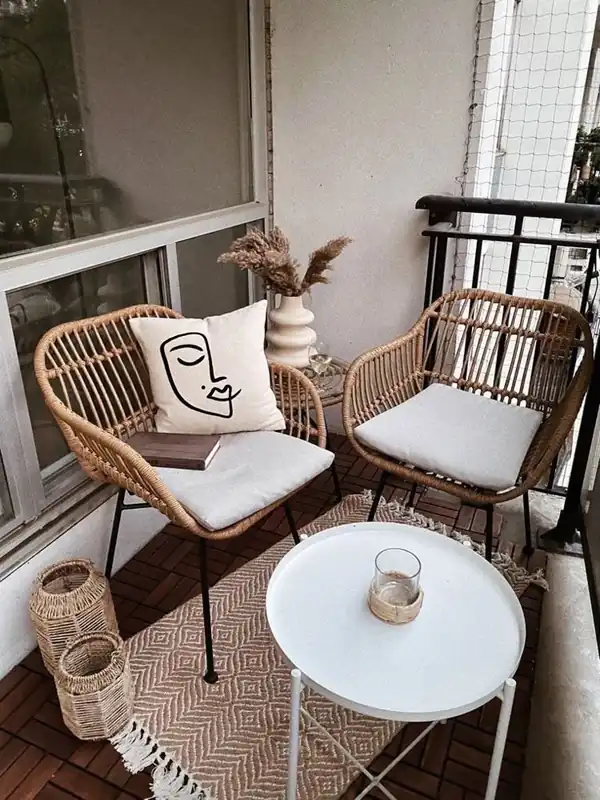چیدمان شیک تراس