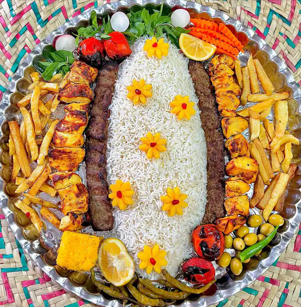 ایده تزیین کباب کوبیده