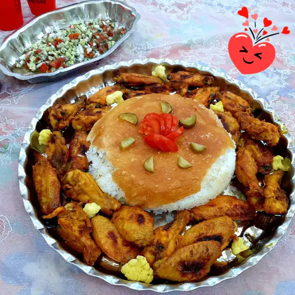 میز شام کباب و جوجه