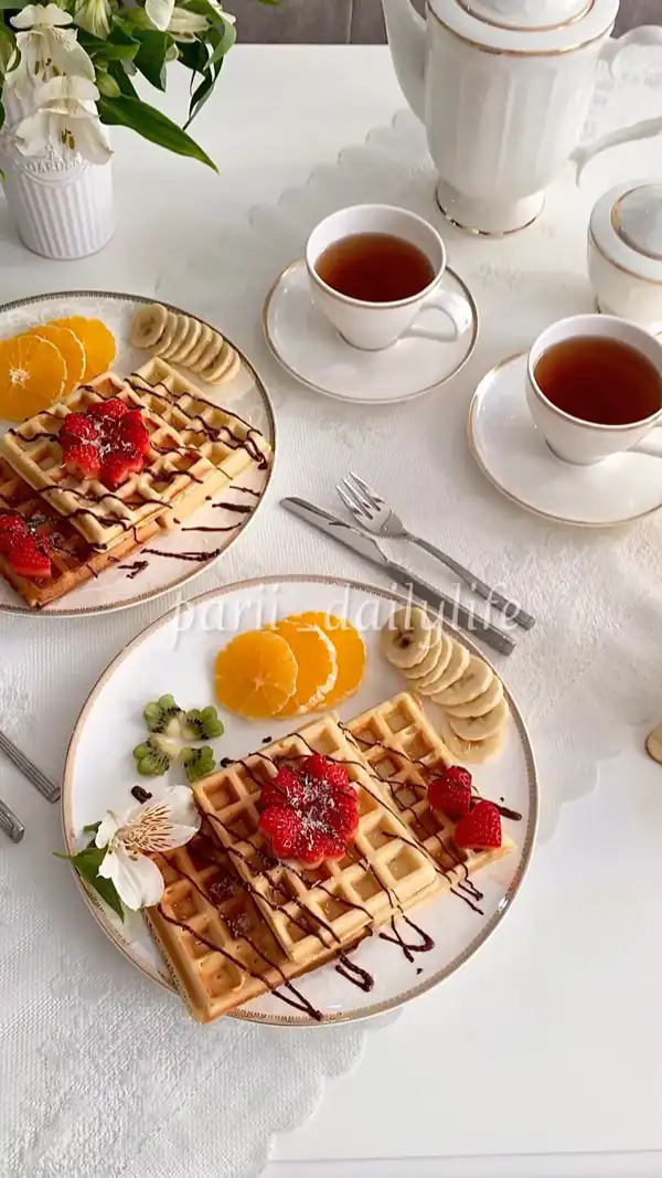 میز صبحانه ساده