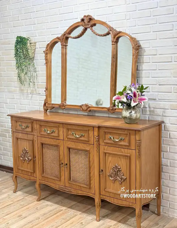 مدل آینه کنسول لاکچری