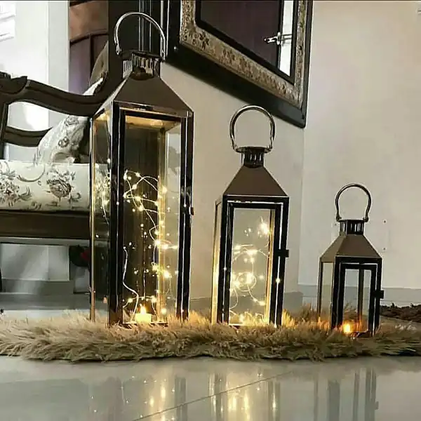 مدل فانوس دکوری سه تایی
