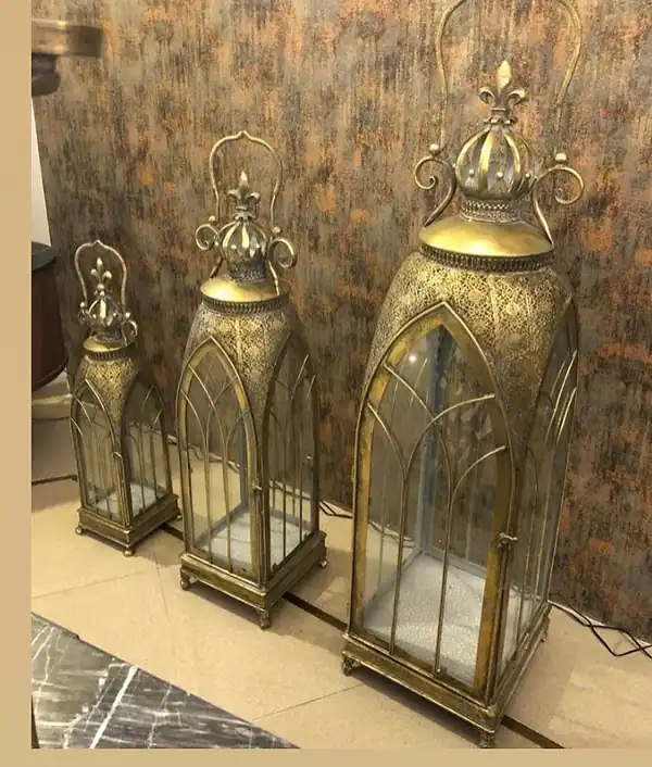 مدل فانوس دکوری سه تایی