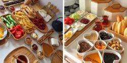 سرویس صبحانه خوری چوبی برای دیزاین میز صبحانه لاکچری
