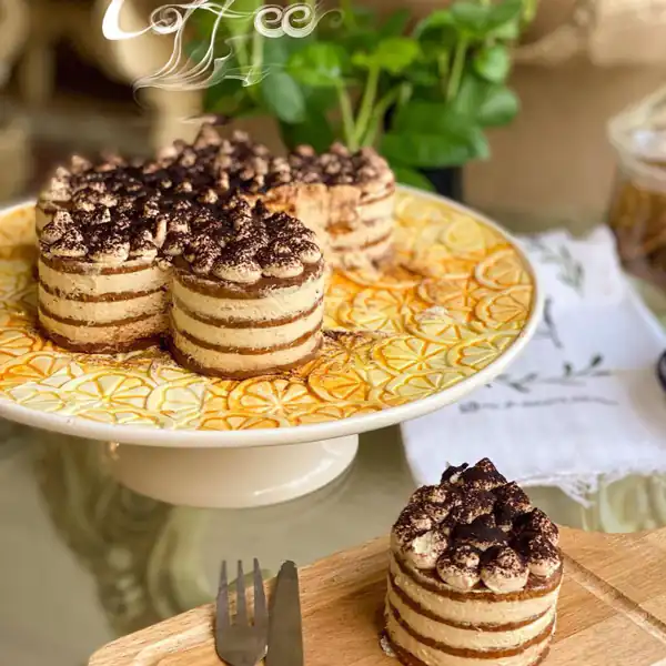 تزیین دسر شکلاتی