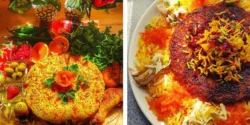 تزیین هویج پلو برای مهمانی با ایده های خوش رنگ و زیبا