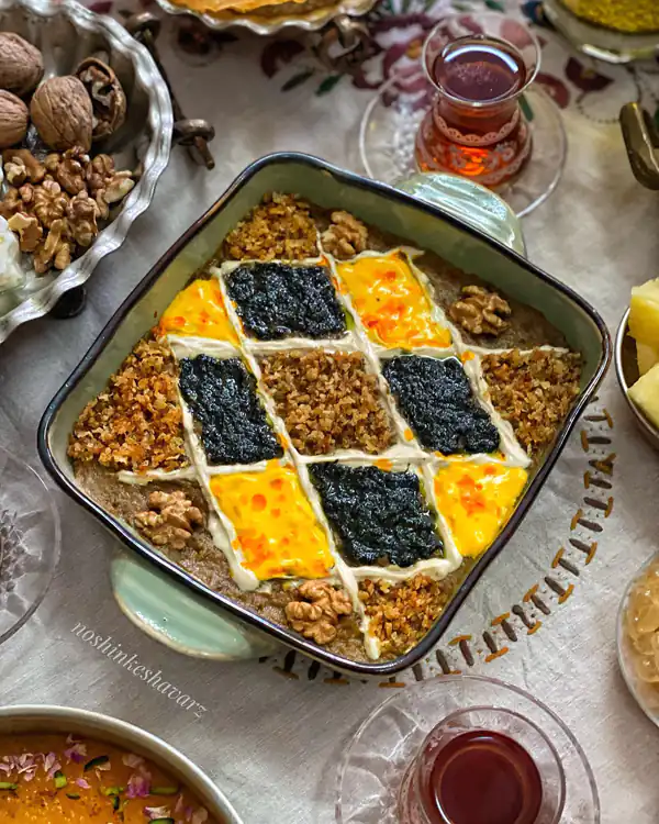 تزیین کشک بادمجان جدید