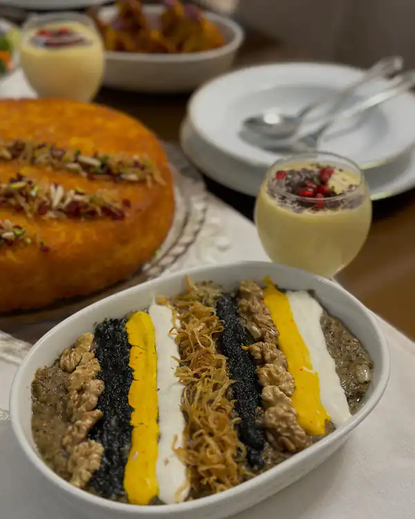 تزیین کشک بادمجان جدید