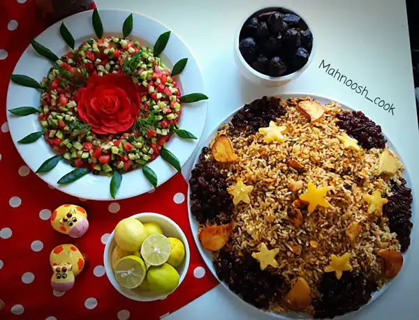 تزیین سفره آرایی شیک