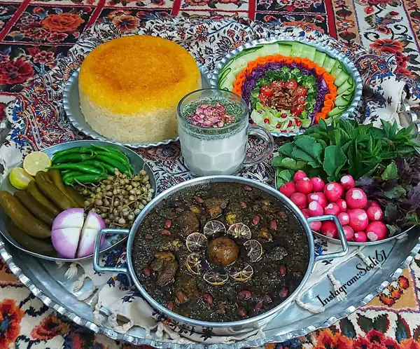 تزیین سفره آرایی شیک