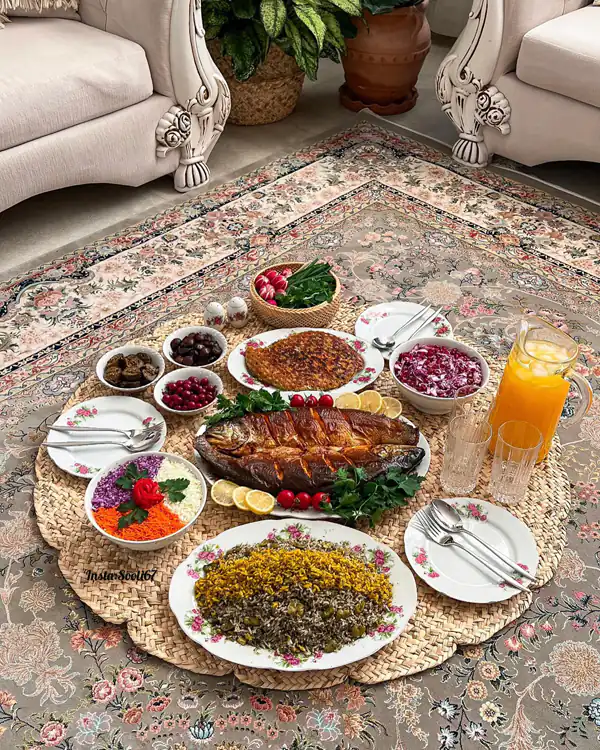 تزیین سفره آرایی شیک