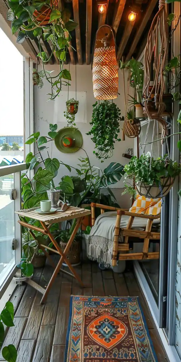 تراس چیدمان شده