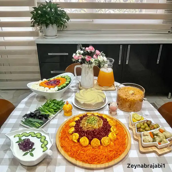 عکس غذا تزیین شده