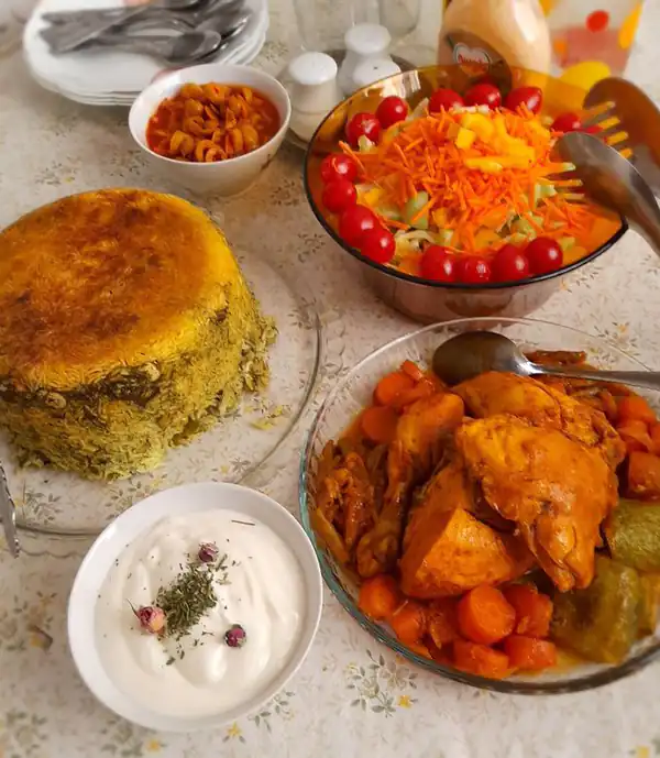 عکس تزیین غذاها