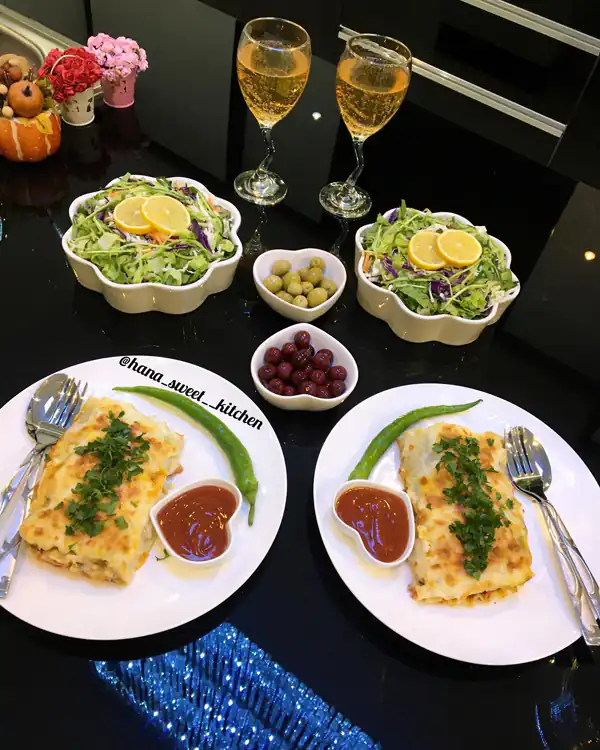 عکس تزیین غذاها