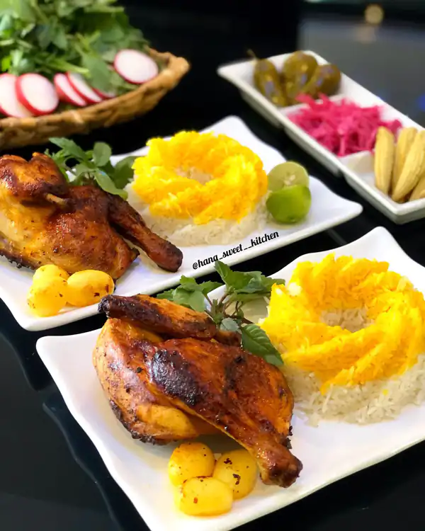 عکس تزیین غذاها