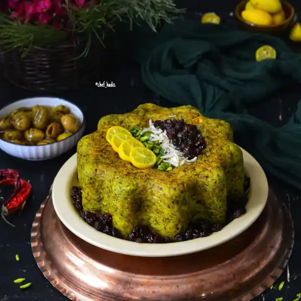 عکس تزیین غذا مجلسی