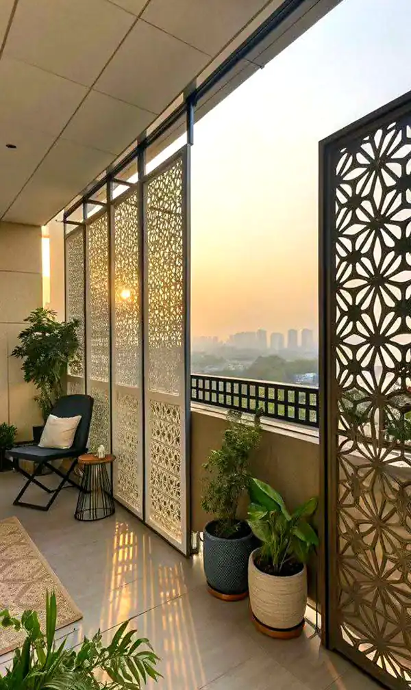 ایده برای چیدمان بالکن