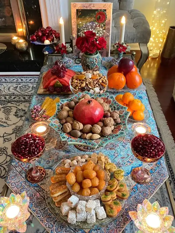 ایده تزیین شب یلدا ساده