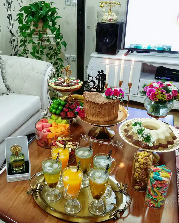 میز عصرانه دخترانه