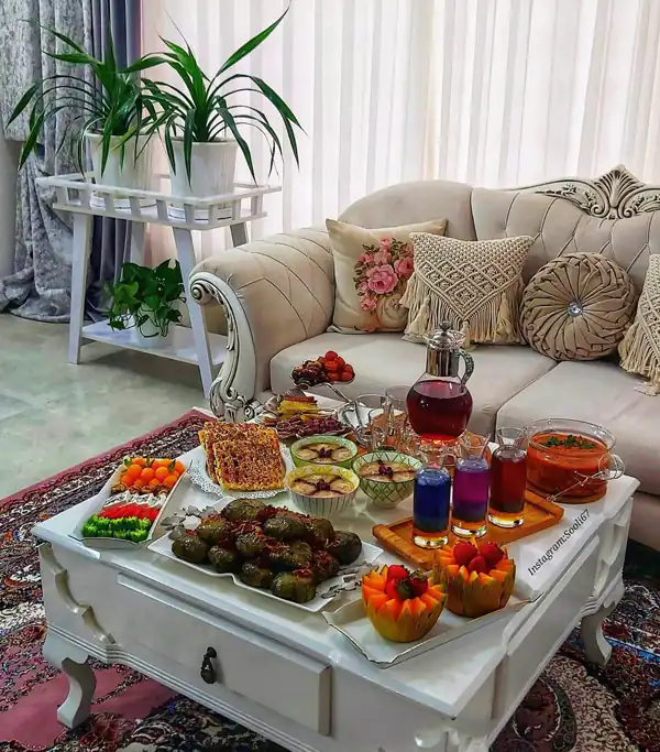 میز عصرانه دخترانه
