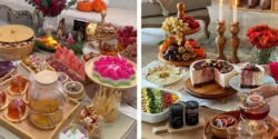 میز عصرانه پاییزی با ایده های تزیین و چیدمان شیک