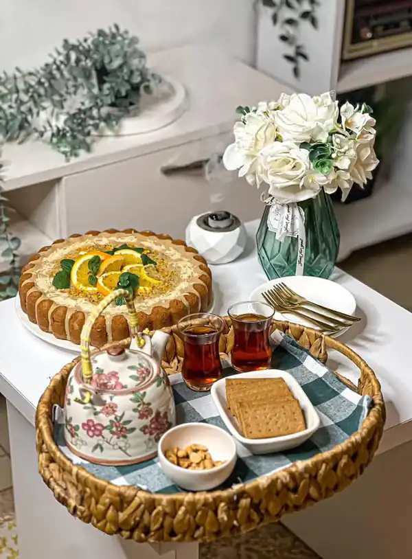 میز عصرانه پاییزی