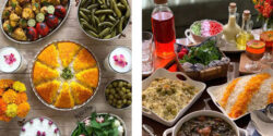 میز پذیرایی شام برای ایده با سفره آرایی های زیبا و جدید