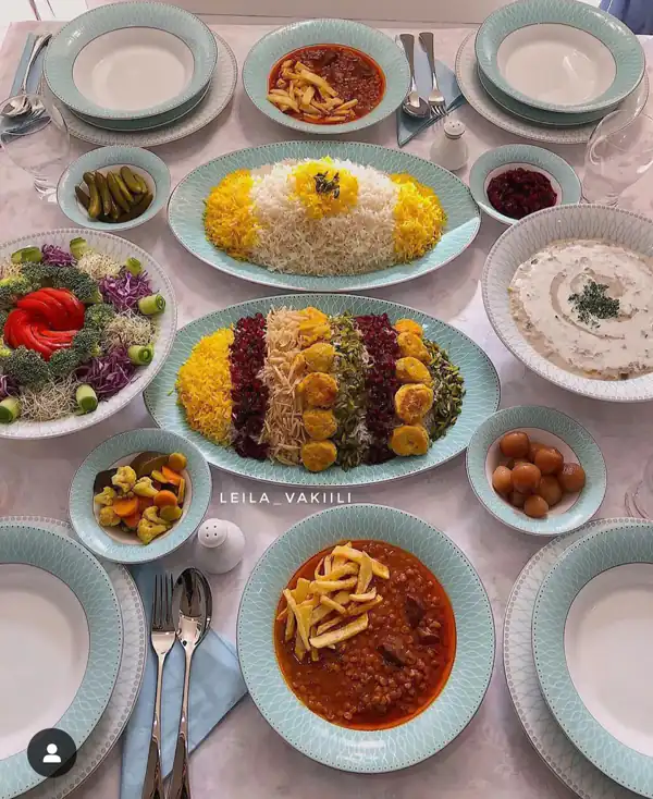 میز پذیرایی شام برای ایده