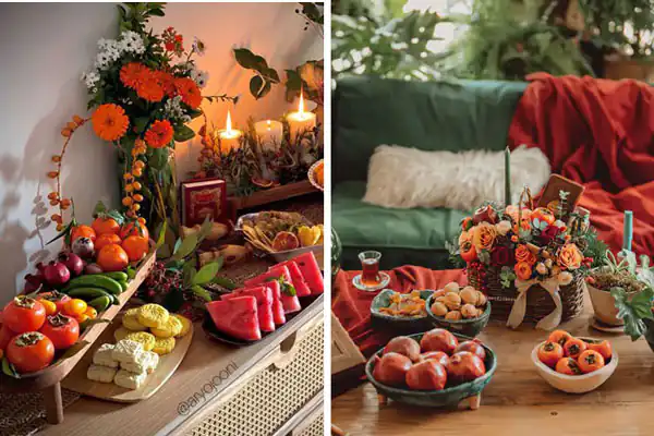 میز شب یلدا میز یلدا سنتی میز شب یلدا ساده تزیین میز یلدا عروس تزیین میز شب یلدا تزیین میز یلدا مدرسه