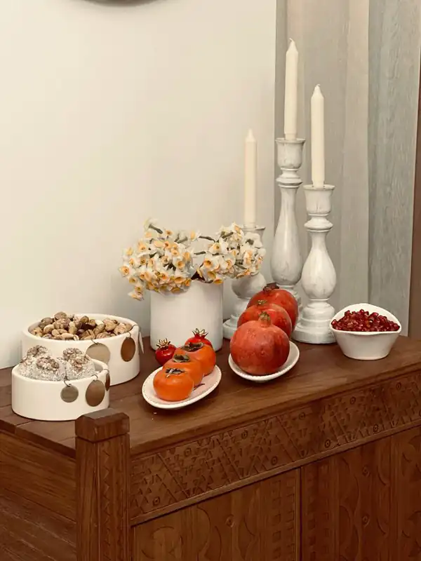 میز یلدا ساده