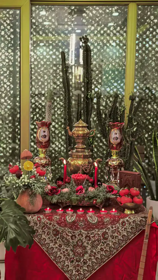 میز یلدا ساده