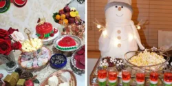 میز یلدایی شیک و ساده با طرح های سنتی و مدرن