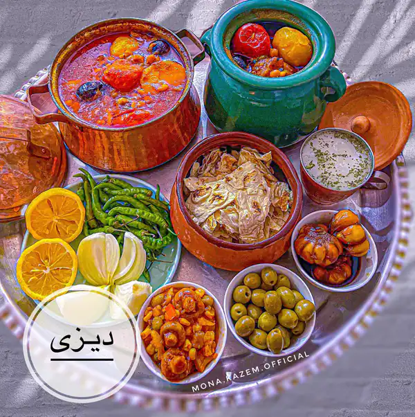 تزیین آبگوشت مجلسی