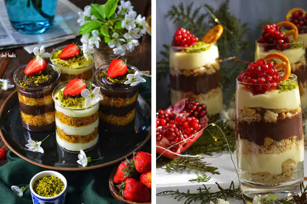 طرز تهیه دسر لیوانی تک نفره شیک تزیین دسر تک نفره لیوانی دسر تک نفره با بیسکویت پتی بور طرز تهیه دسر لیوانی ساده و کم هزینه تزیین دسر ساده تزیین دسر لیوانی