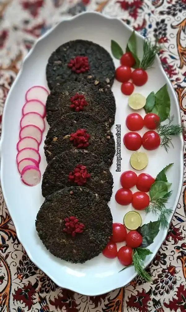 تزیین کوکو سبزی برای مدرسه
