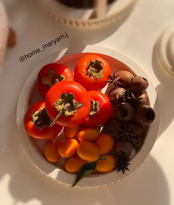 تزیین میوه شب یلدا ۱۴۰۴