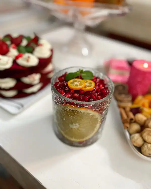 تزیین شب یلدا ۱۴۰۴ در خانه
