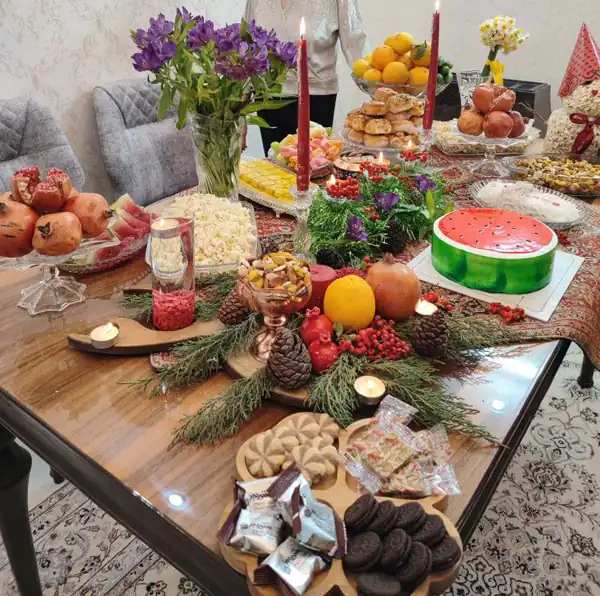 تزیین شب یلدا برای اینستاگرام