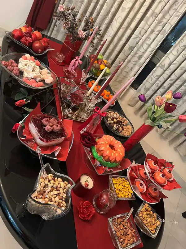 تزیین شب یلدا برای اینستاگرام