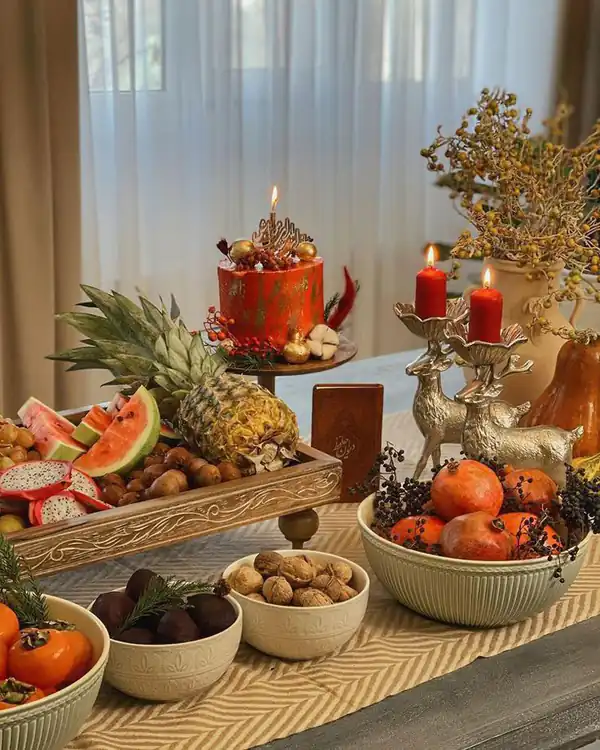 تزیین شب یلدا برای اینستاگرام