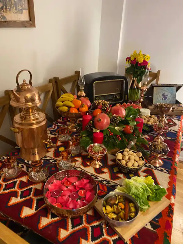 تزیین شب یلدا در اینستاگرام