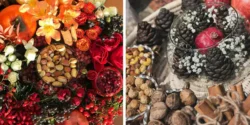 تزیین یلدایی عروس برای دیزاین باکس و سینی شب یلدا