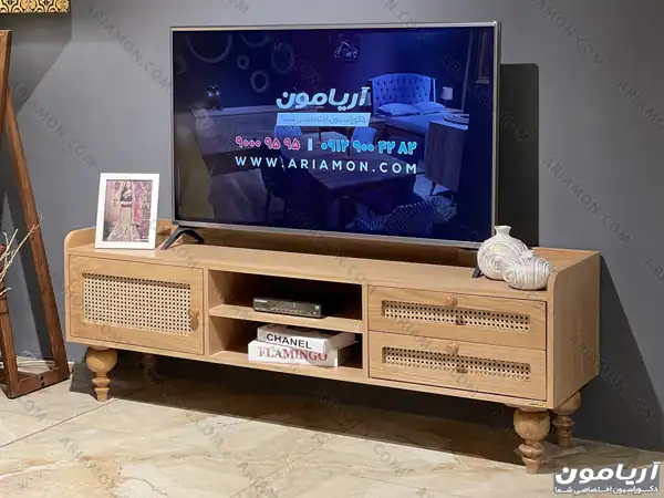 انواع میز تلویزیون چوبی