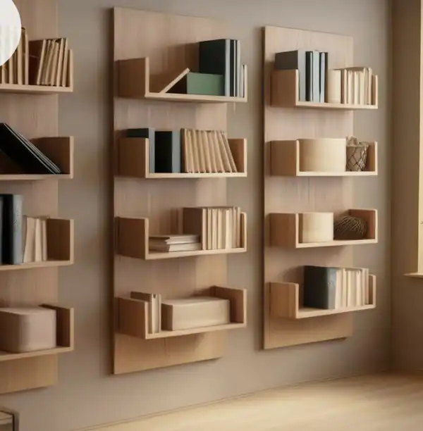 جدیدترین مدل کتابخانه چوبی