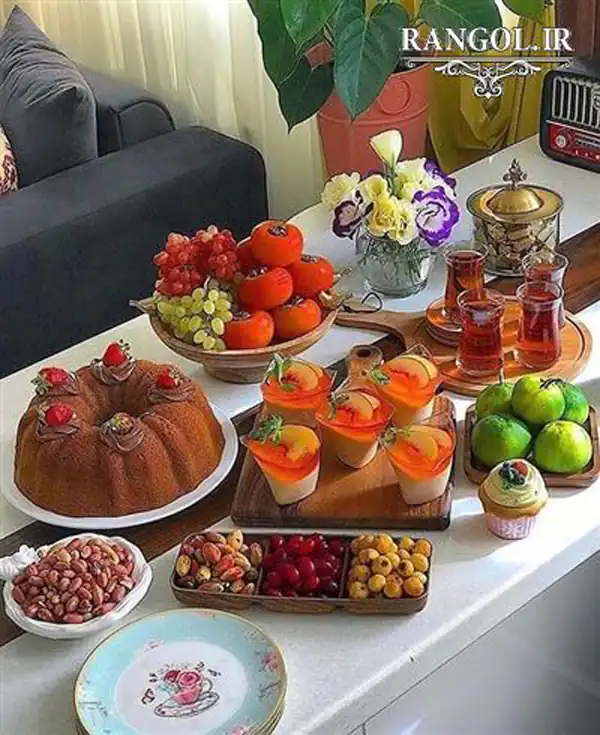 میز عصرانه زمستانی
