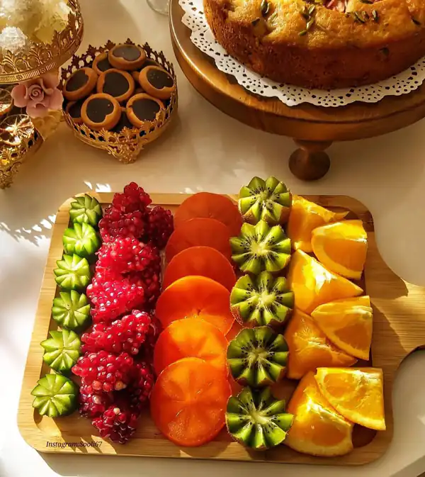 میز عصرانه زمستانی