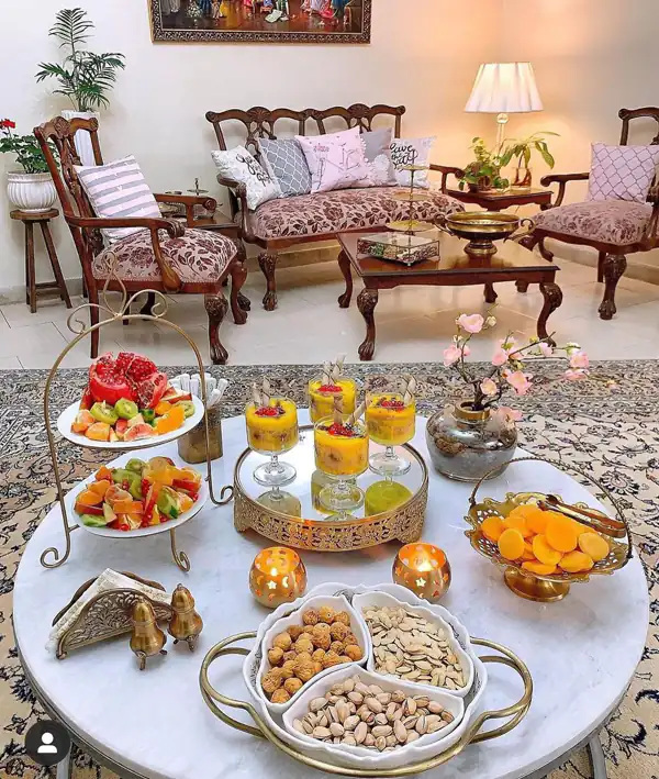 میز عصرانه زمستانی