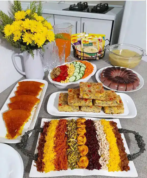 میز پذیرایی شام جدید