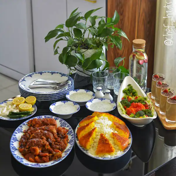 میز پذیرایی شام جدید